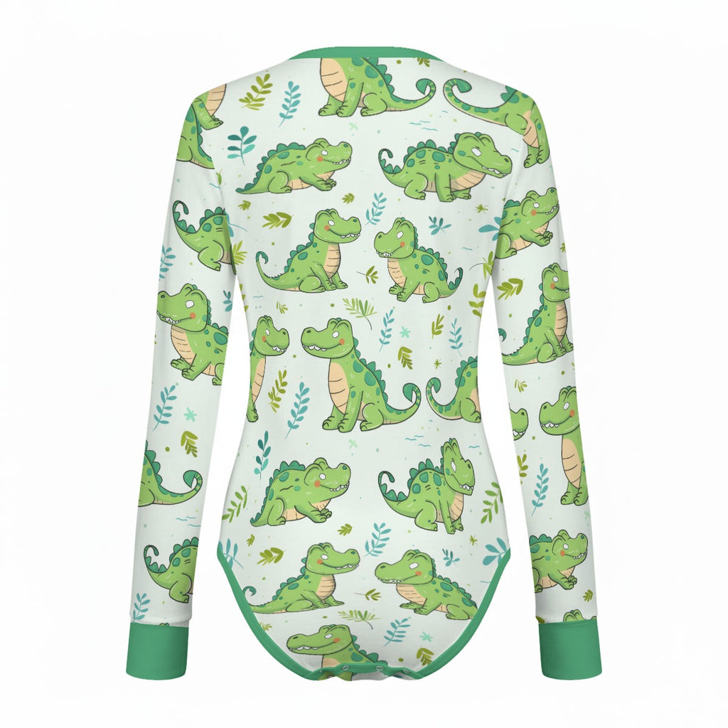 Snuggle Gator Long Sleeve CuddleSuit