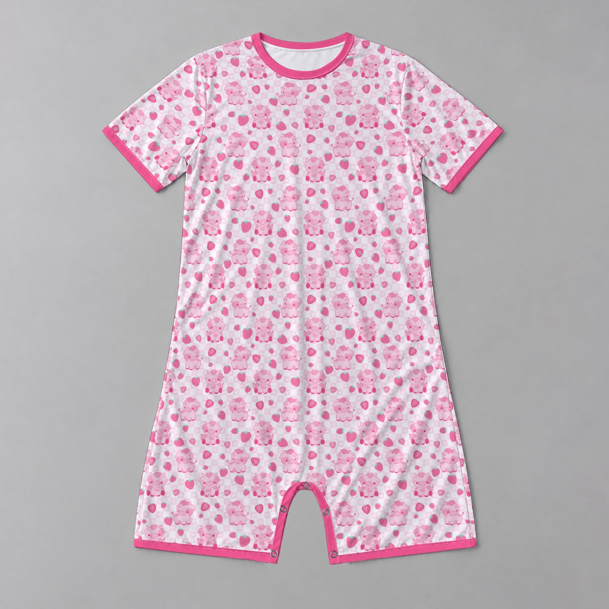 Moo Moo Sweetheart Play Snap Romper