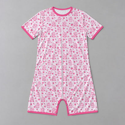 Moo Moo Sweetheart Play Snap Romper