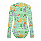 Dino Doodles Long Sleeve CuddleSuit