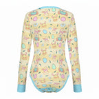 Pastel Bunny Dreams Long Sleeve CuddleSuit