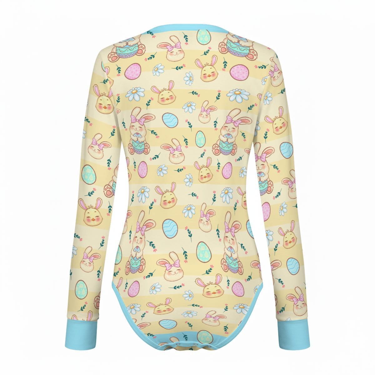 Pastel Bunny Dreams Long Sleeve CuddleSuit