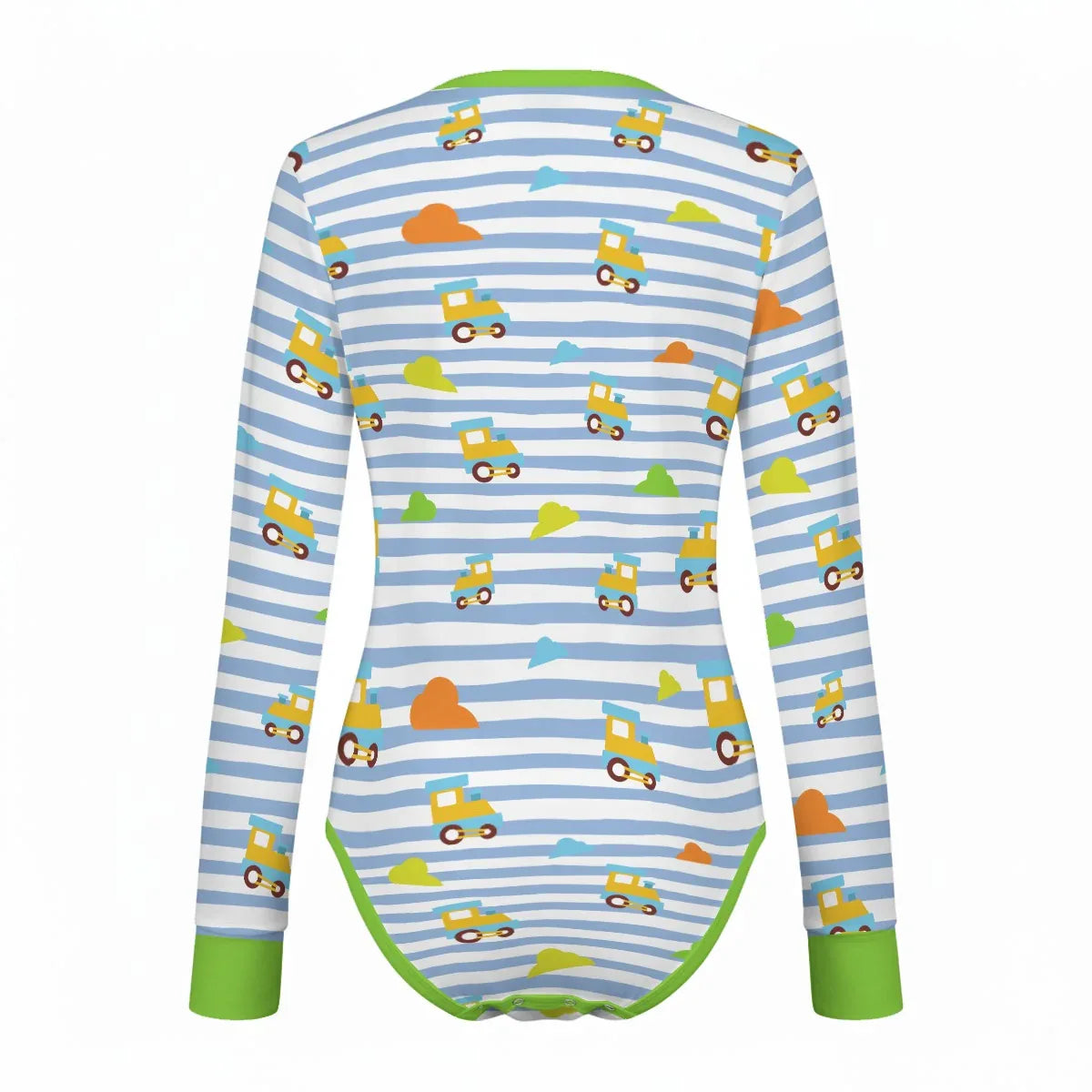 Vroom Vroom Baby Long Sleeve CuddleSuit - Puppy's Aesthetics