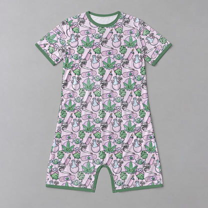 Cute Cannabis Play Snap Romper