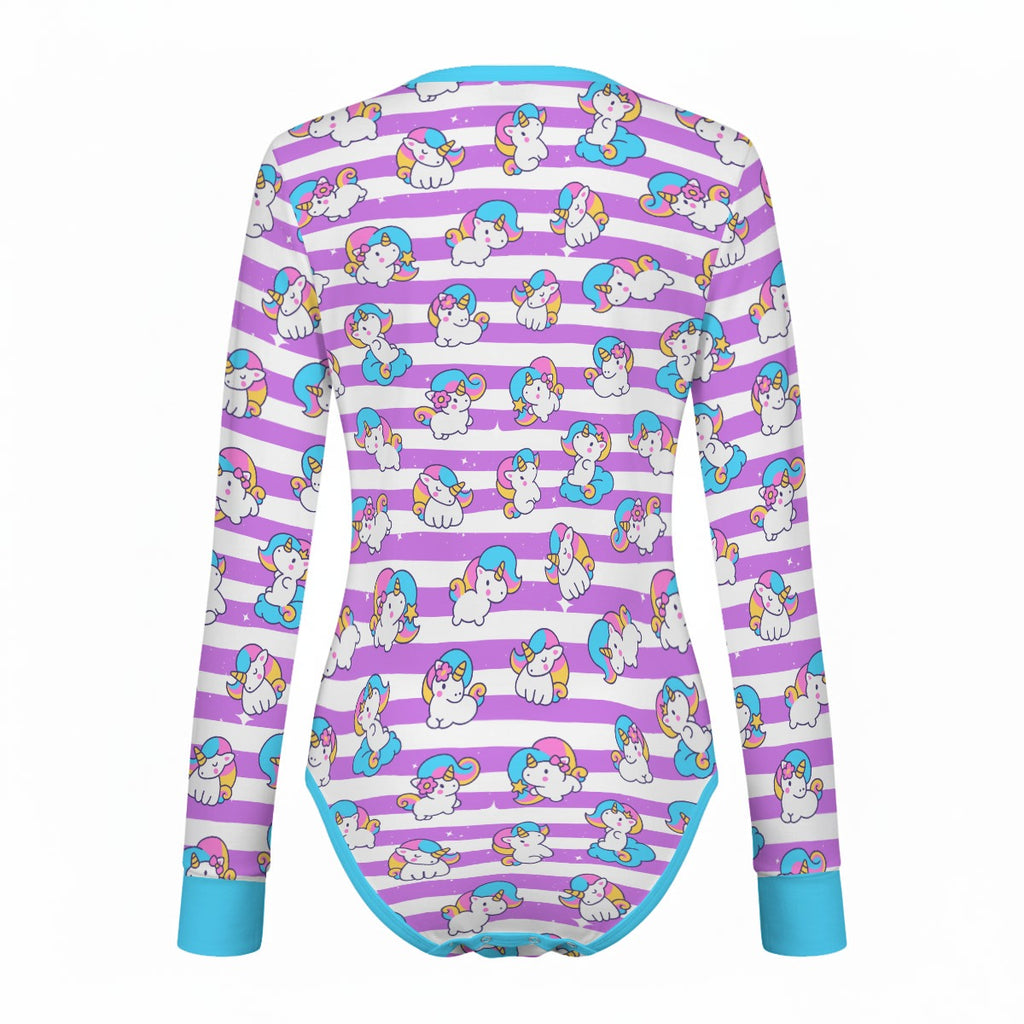 Unicorn Daydreams Long Sleeve CuddleSuit