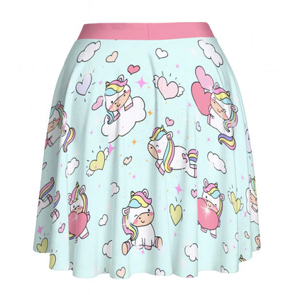 Pretty Unicorns Short Skirt - Puppy's Aesthetics