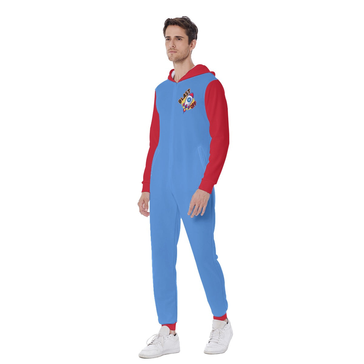 Blast Off Unisex Hooded Pajamas