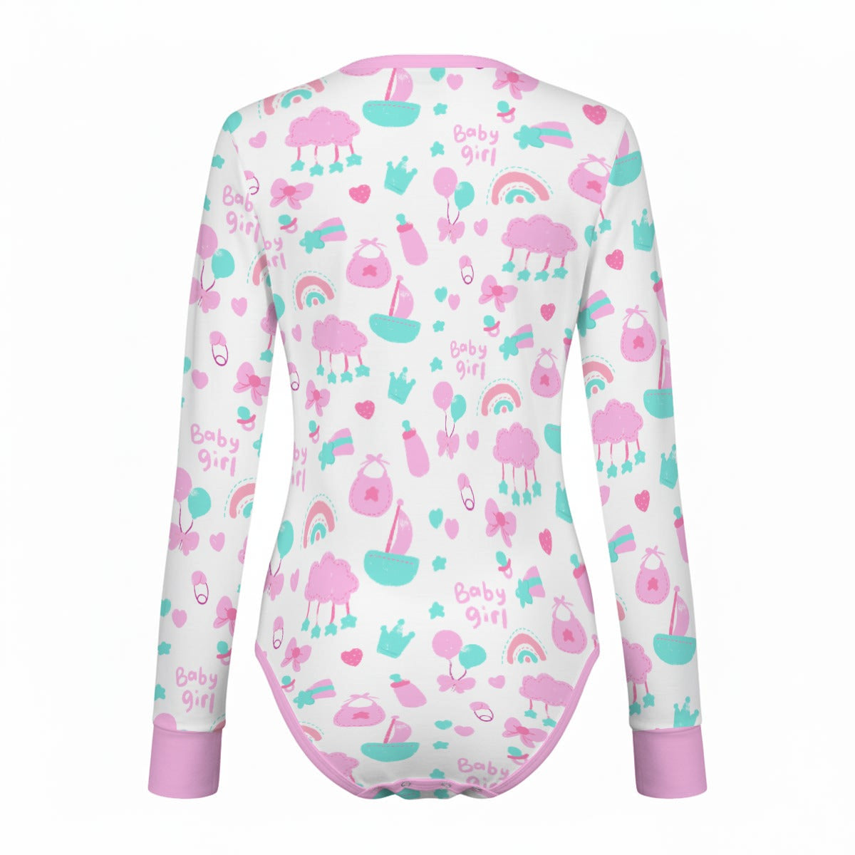 Baby Girl Dreams Long Sleeve CuddleSuit