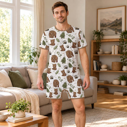 Little Bear Hugs Play Snap Romper