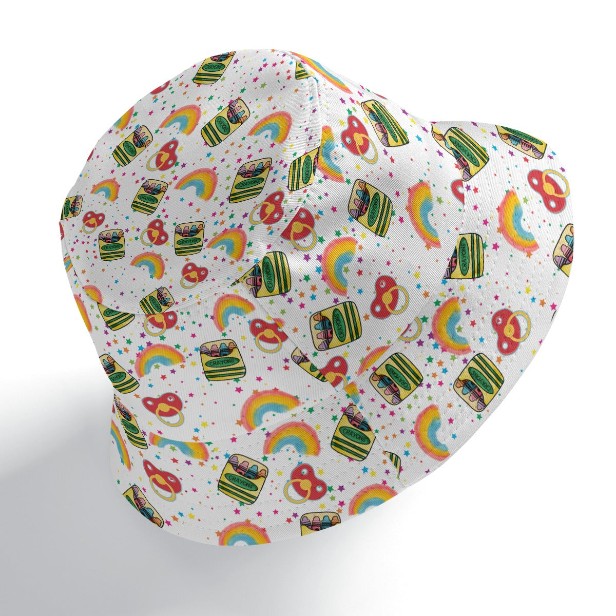 Tiny Artist Bucket Hat - Reversible Color Pop
