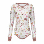 Woodland Whispers Long Sleeve CuddleSuit