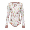 Woodland Whispers Long Sleeve CuddleSuit - Puppy's Aesthetics