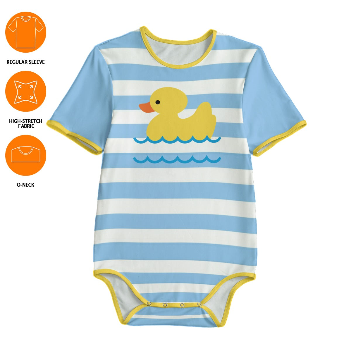 Blue Rubber Duckie Adult Unisex Onesie