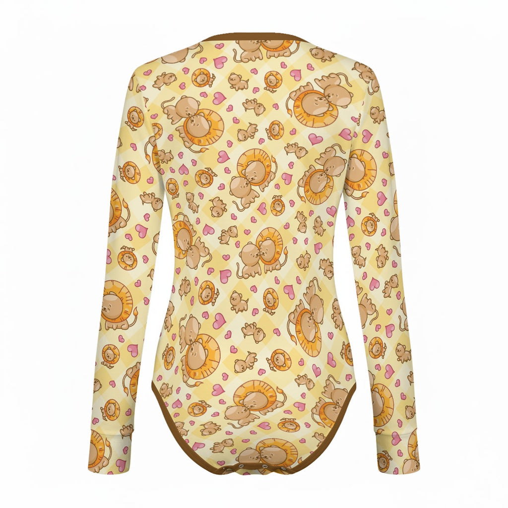 Little Roar Long Sleeve CuddleSuit