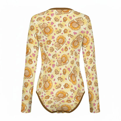 Little Roar Long Sleeve CuddleSuit - Puppy's Aesthetics
