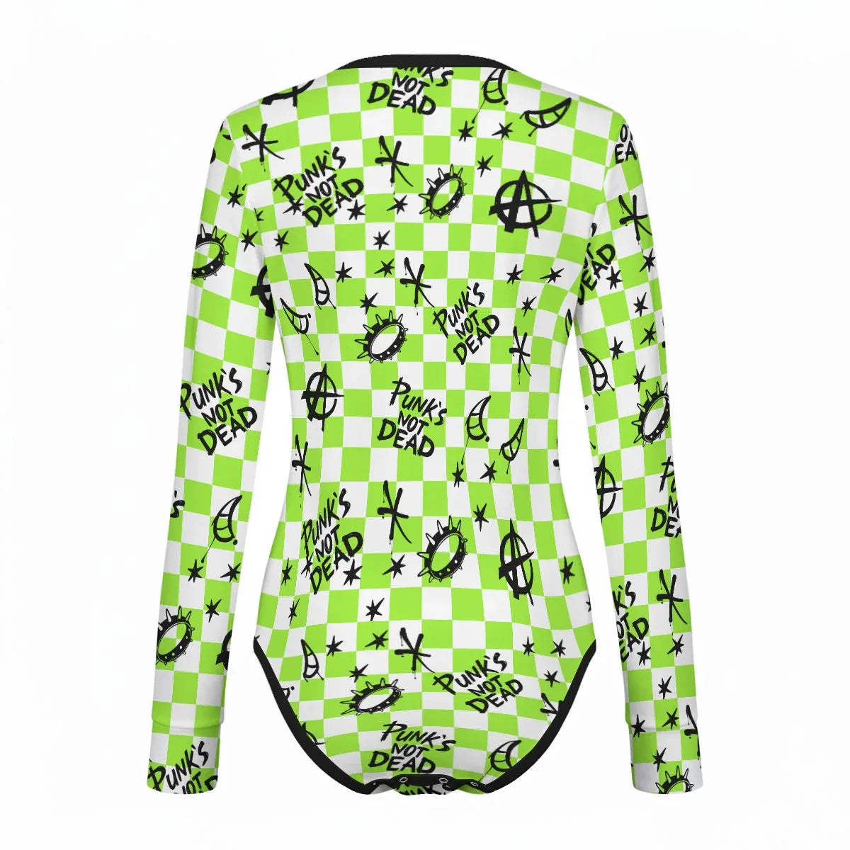 Punk’s Not Dead Long Sleeve CuddleSuit - Puppy's Aesthetics