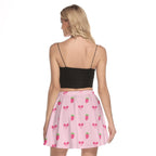 Strawberry Bow Pink Play Skirt