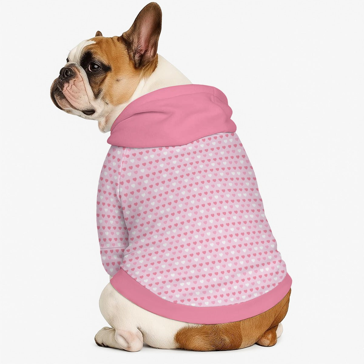 Sweetheart Pink Pet Hoodie