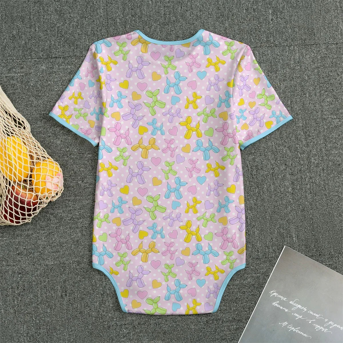 Pastel Balloon Dogs Adult Unisex CuddleSuit - Puppy's Aesthetics