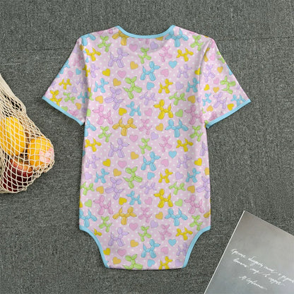 Pastel Balloon Dogs Adult Unisex CuddleSuit - Puppy's Aesthetics