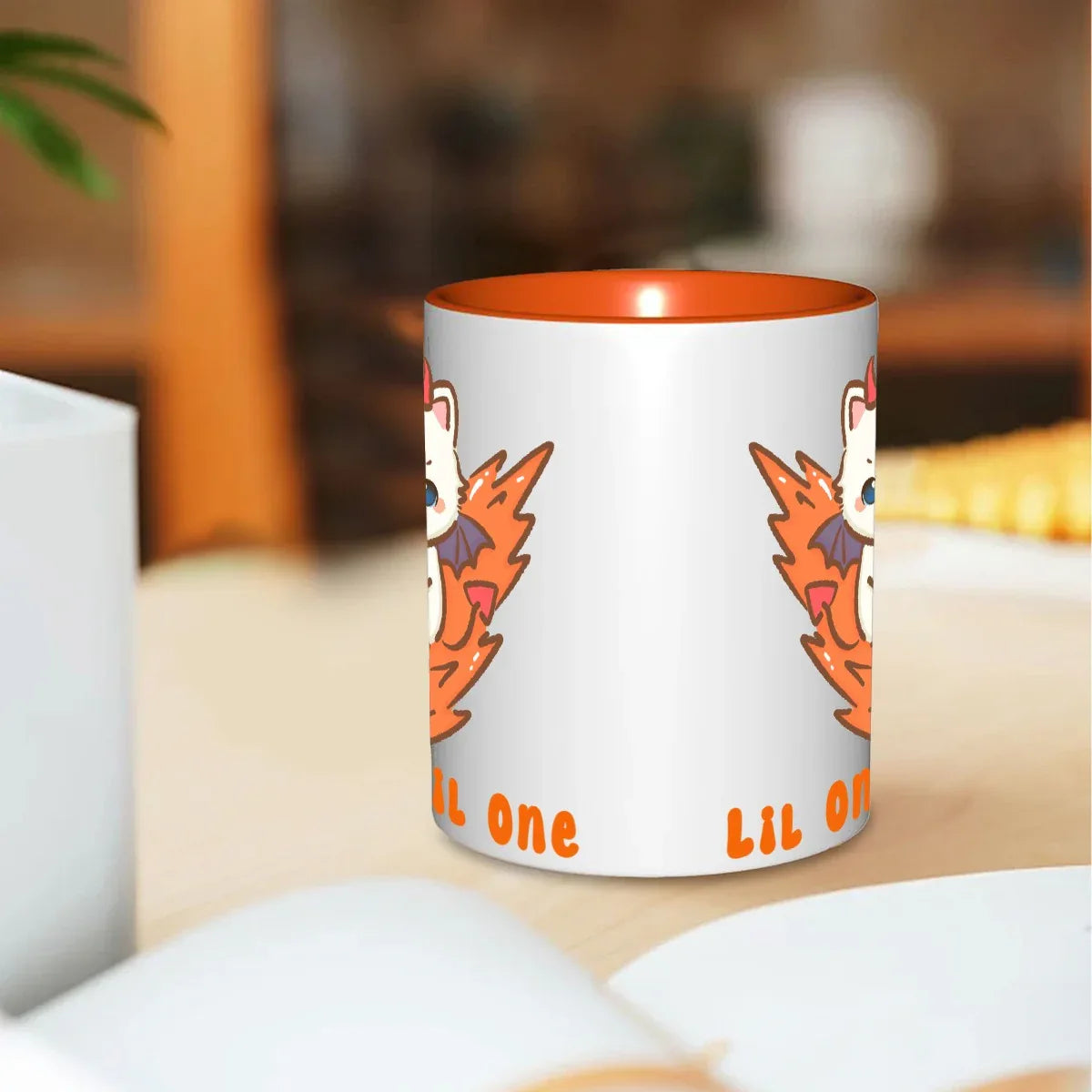 Lil One Kitty 11oz Double Coffee Mug - Puppy's Aesthetics