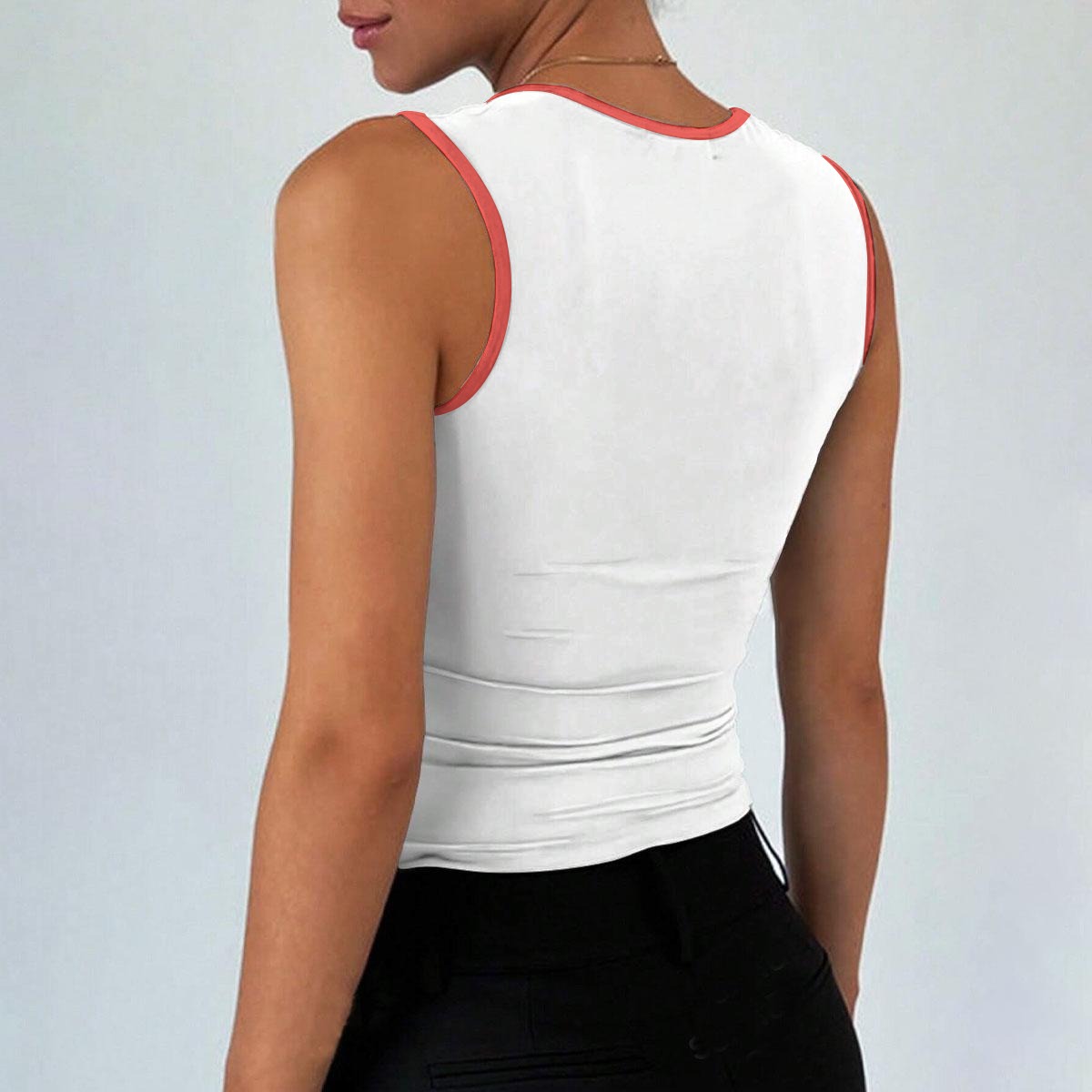 Sweet Paw Heart Crop Tank Top