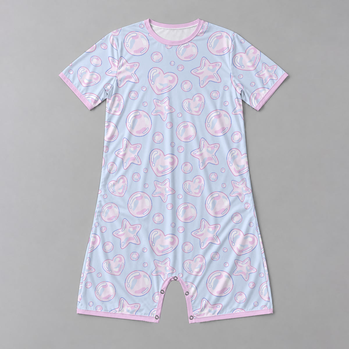 Pastel Bubbles Play Snap Romper