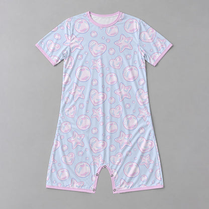 Pastel Bubbles Play Snap Romper