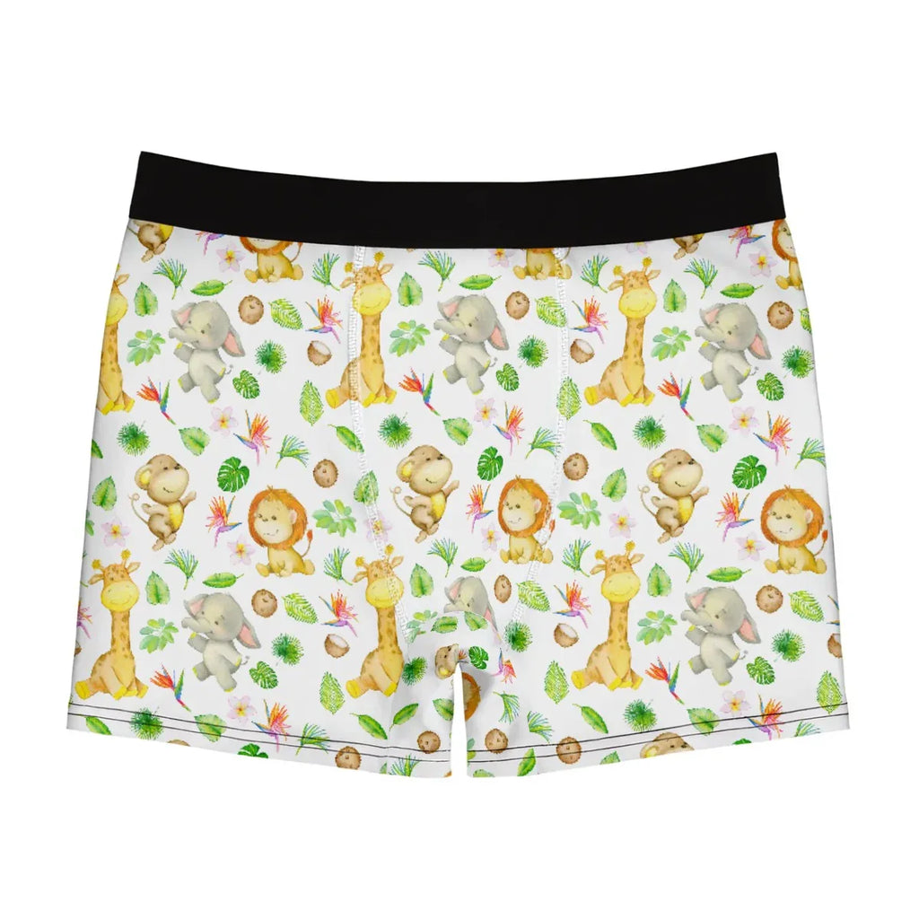 Jungle Playtime Stretch Boxer Briefs - Puppy's Aesthetics