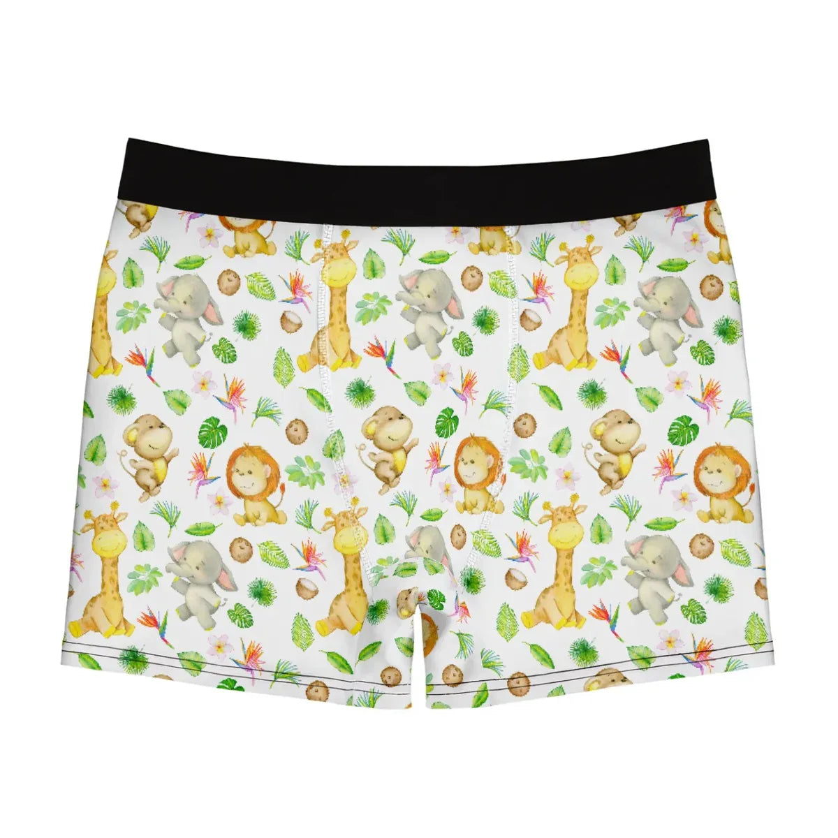 Jungle Playtime Stretch Boxer Briefs - Puppy's Aesthetics