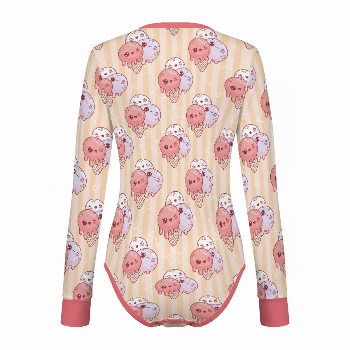 Sweet Scoop Long Sleeve CuddleSuit