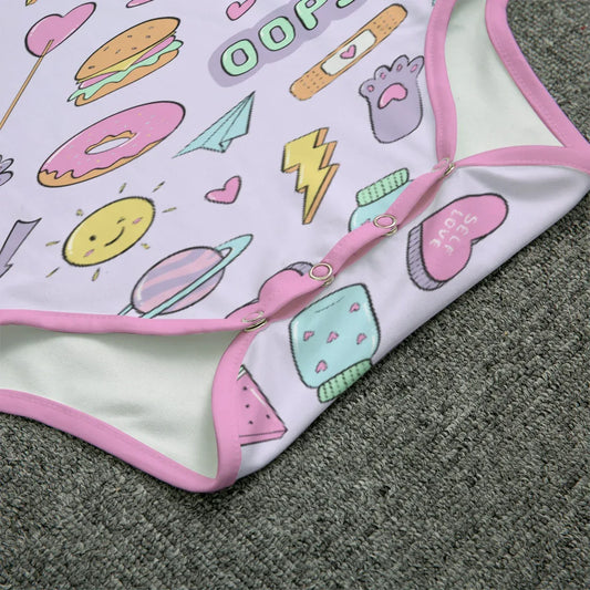 Y2K Galaxy Baby Adult Unisex CuddleSuit - Puppy's Aesthetics