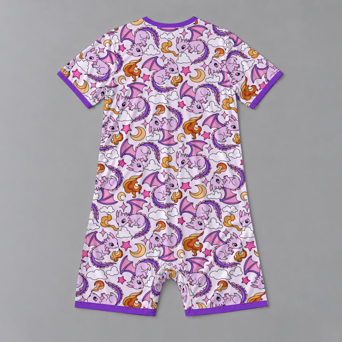 Dreamy Little Dragons Play Snap Romper