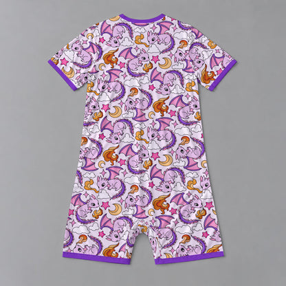 Dreamy Little Dragons Play Snap Romper