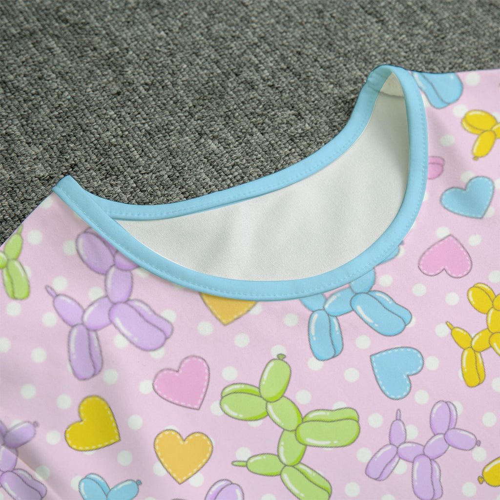 Pastel Balloon Dogs Adult Unisex CuddleSuit