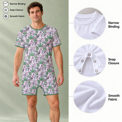 Cute Cannabis Play Snap Romper