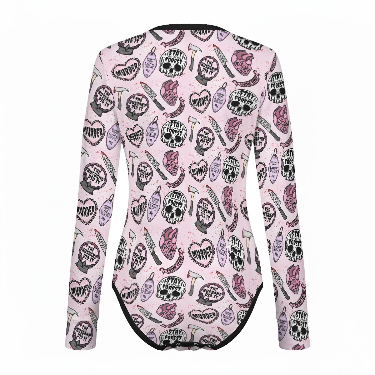 True Crime Cutie Long Sleeve CuddleSuit