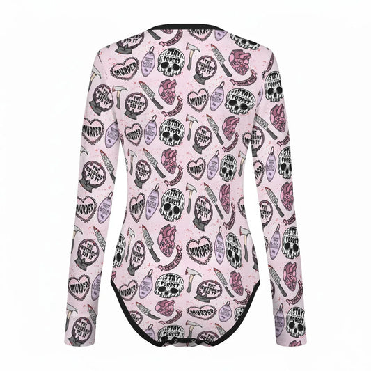 True Crime Cutie Long Sleeve CuddleSuit - Puppy's Aesthetics
