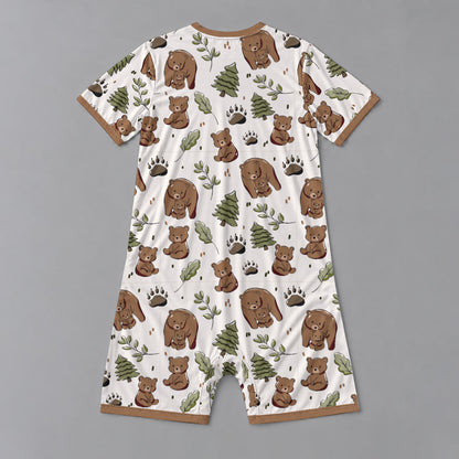 Little Bear Hugs Play Snap Romper