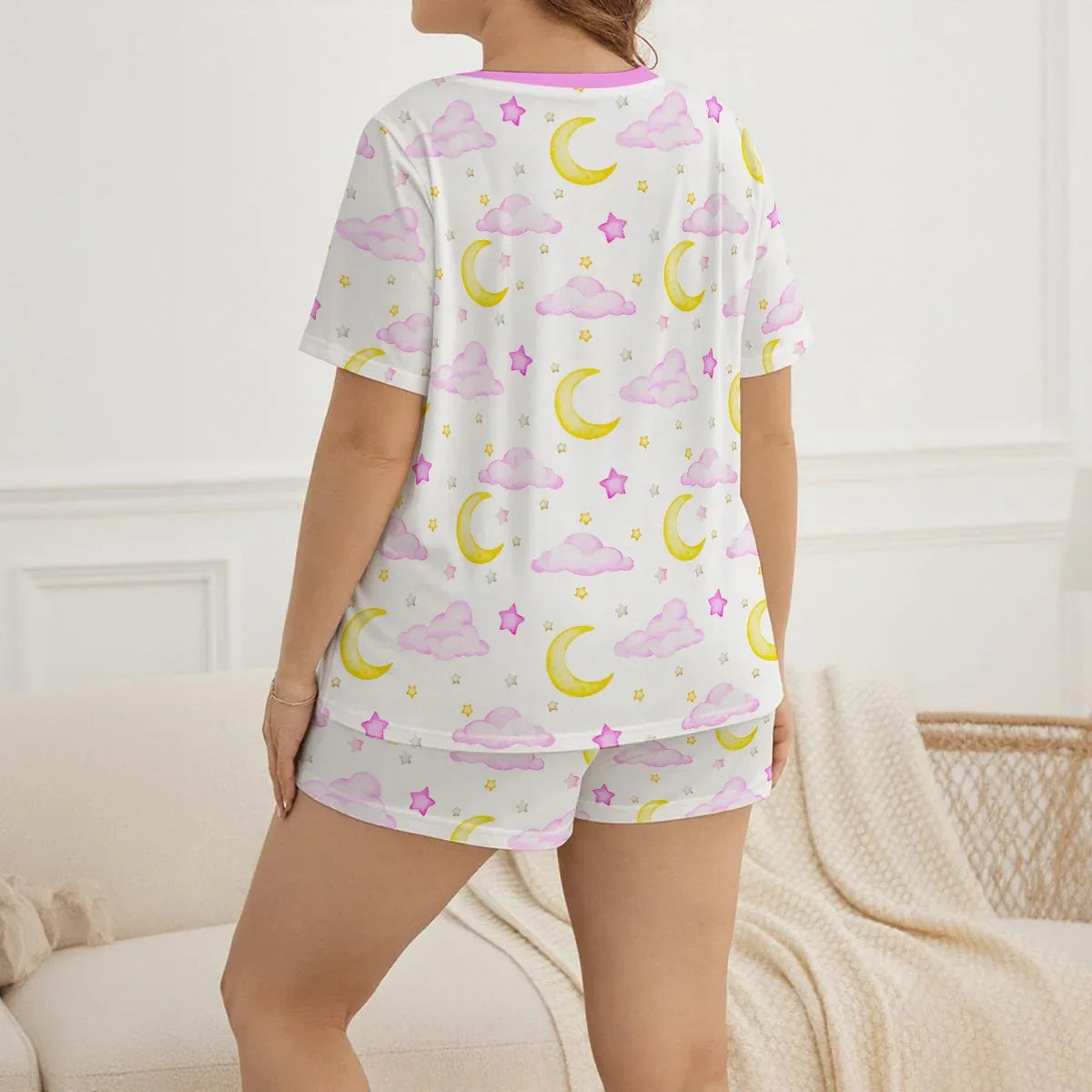 Sweet Moonbunny Cozy Pajama Set - Puppy's Aesthetics