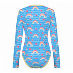 Rainbow Wishes Long Sleeve CuddleSuit