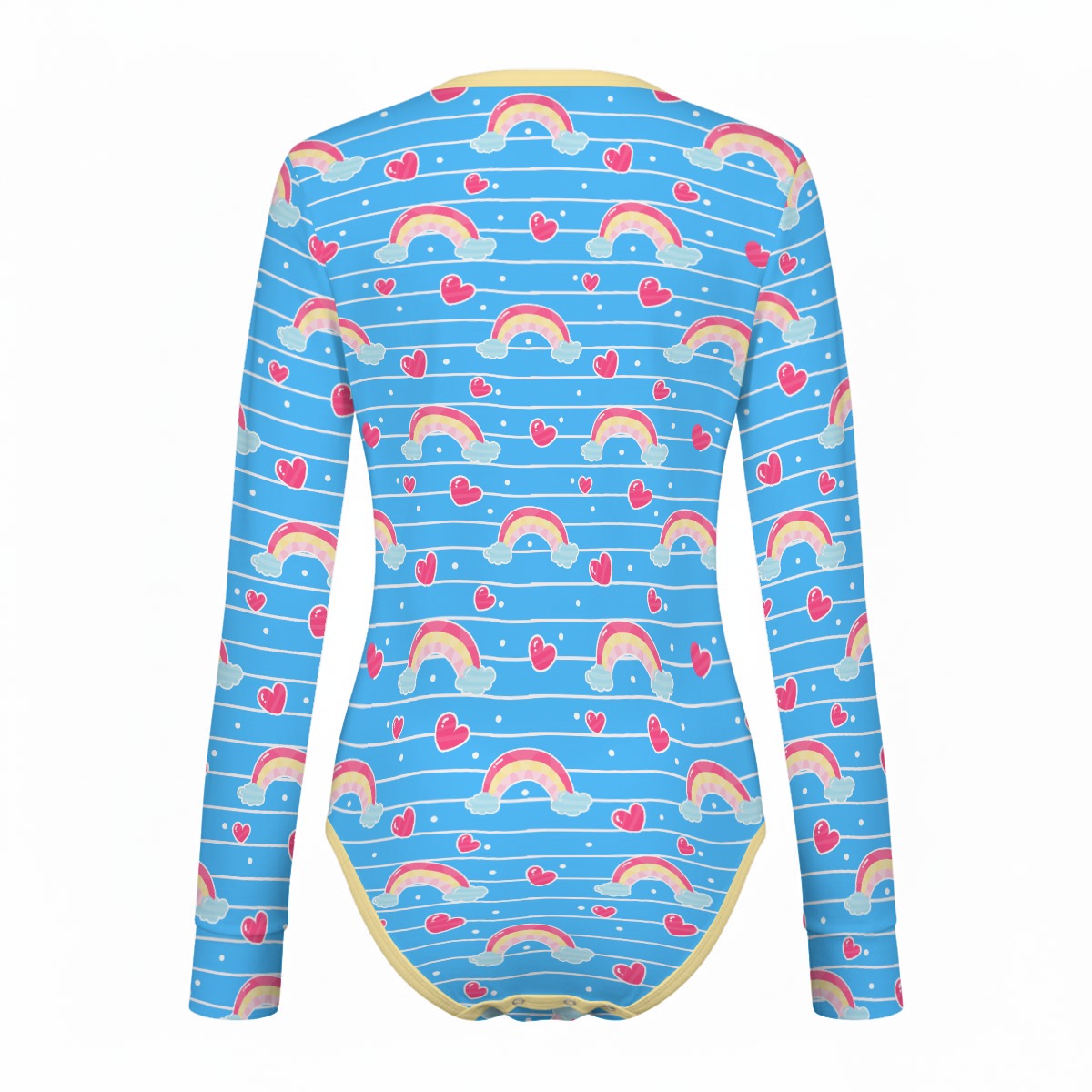 Rainbow Wishes Long Sleeve CuddleSuit