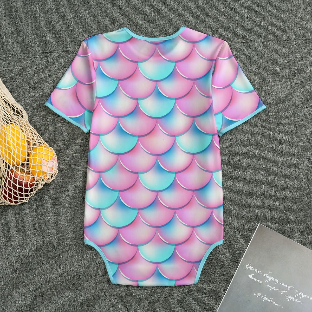 Metallic Mermaid Scales Unisex Adult Onesie