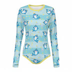 Royal Splash Long Sleeve CuddleSuit