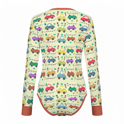 Little Road Trip Long Sleeve CuddleSuit