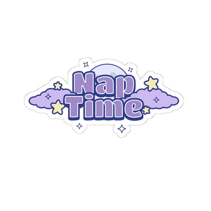 Nap Time Cloud Kiss-Cut Sticker - Puppy's Aesthetics