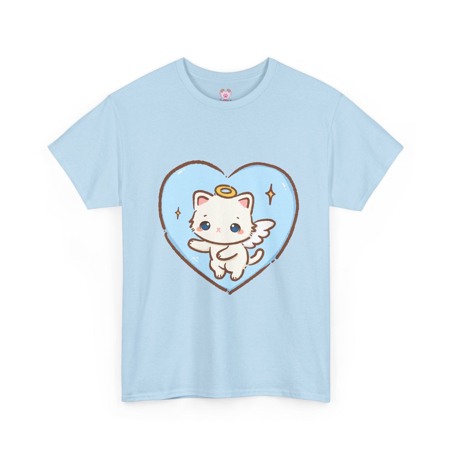 Adorable Angel Kitty Play Tee - Puppy's Aesthetics