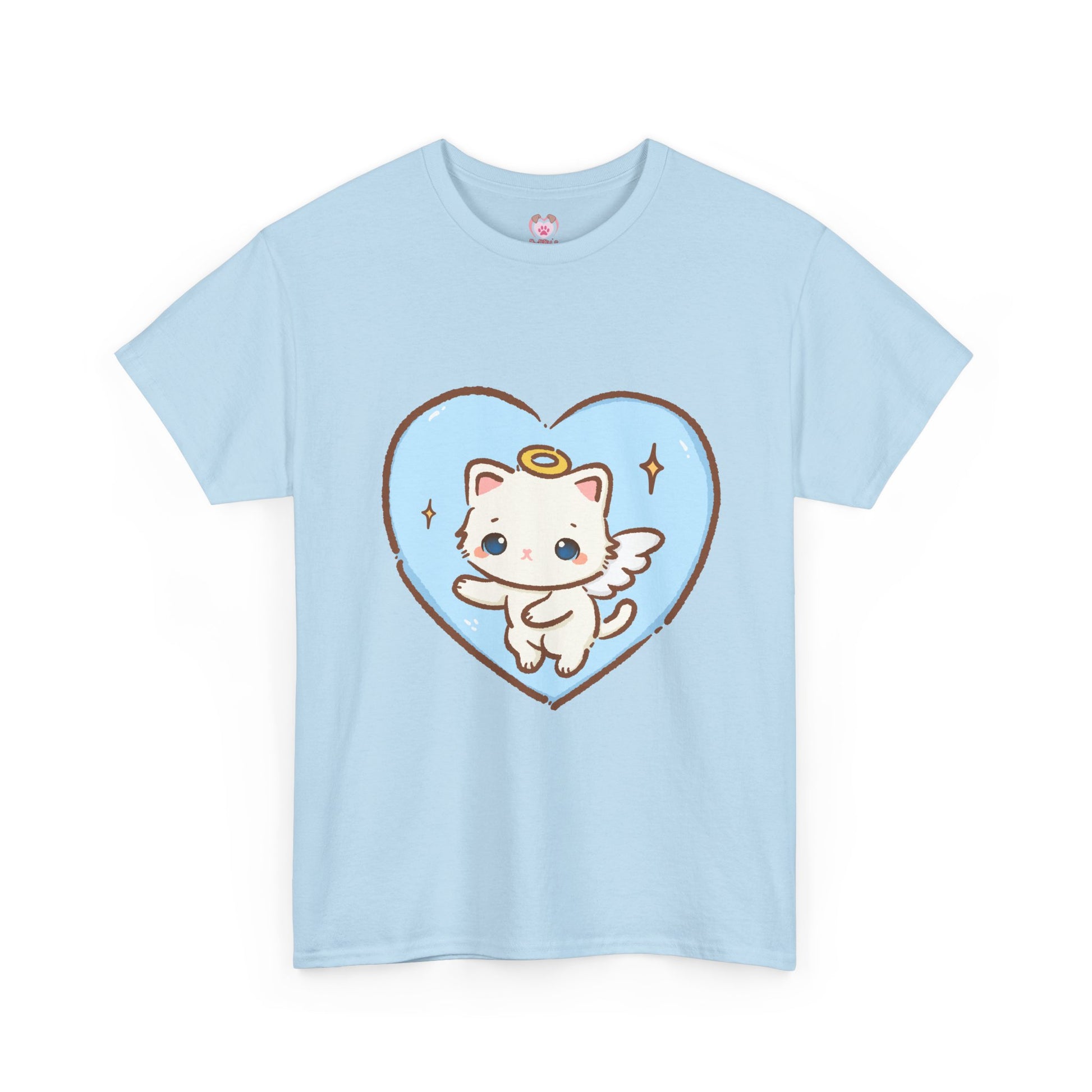 Adorable Angel Kitty Play Tee - Puppy's Aesthetics