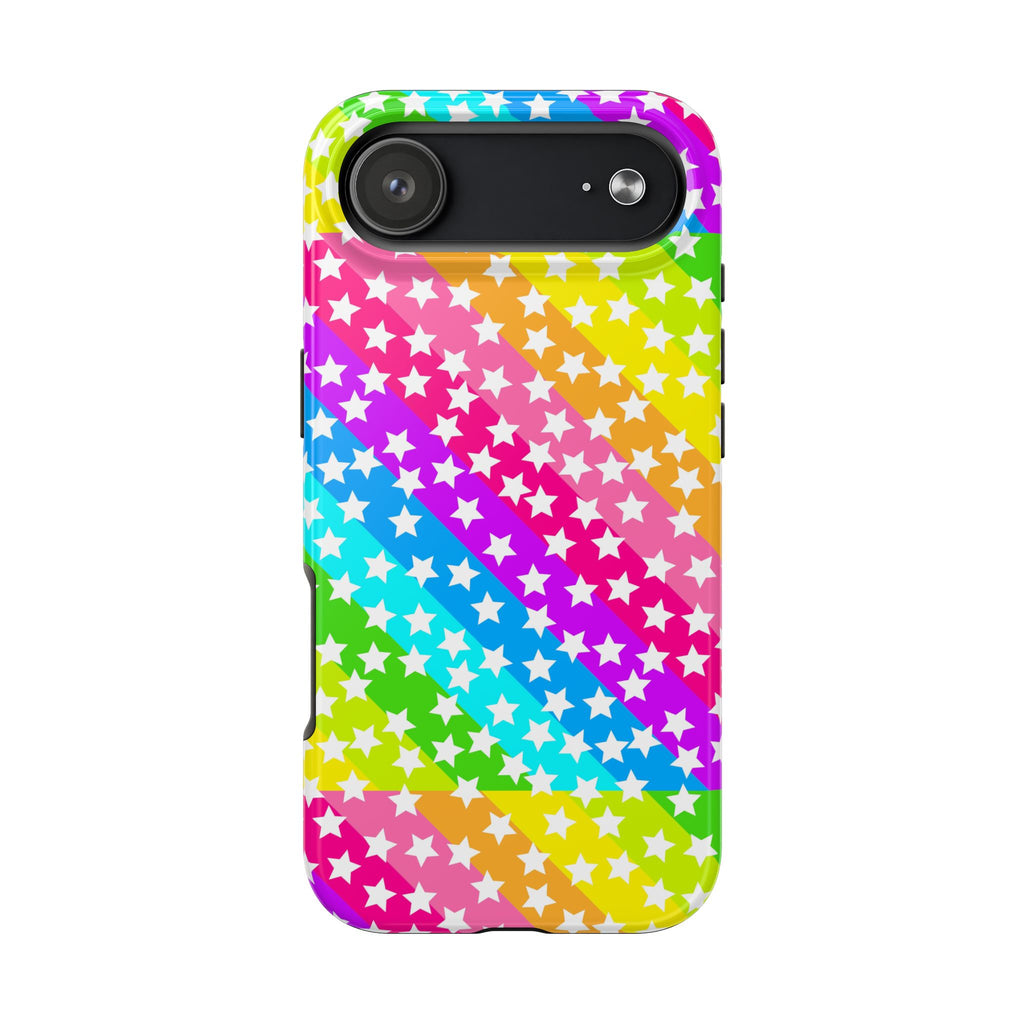 Starry Sprinkle Rainbow Tough iPhone Case