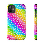 Starry Sprinkle Rainbow Tough iPhone Case